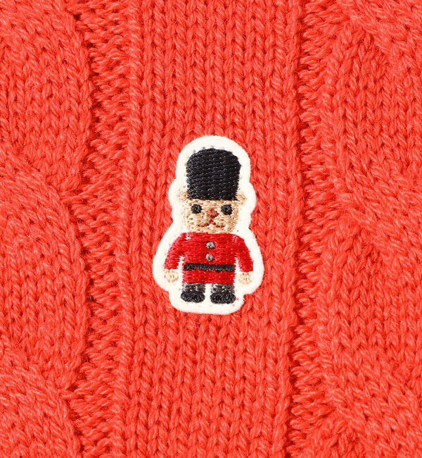 MACKINTOSH PHILOSOPHY「バッキンガムベア ケーブル ニットマフラー」|マフラー|