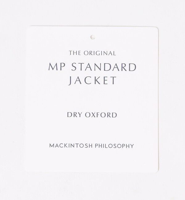 MACKINTOSH PHILOSOPHY「【MP STANDARD JACKET】DRY OXFORD製」|テーラードジャケット|