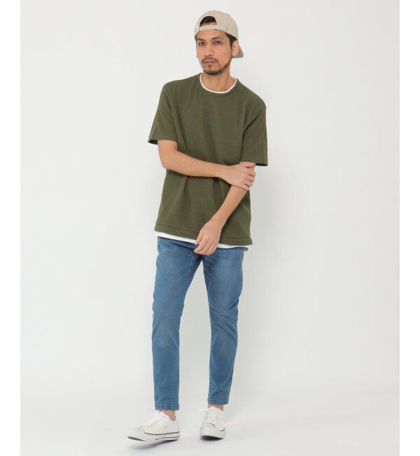 ikka「ワッフルフェイクＴ」|Tシャツ・カットソー|