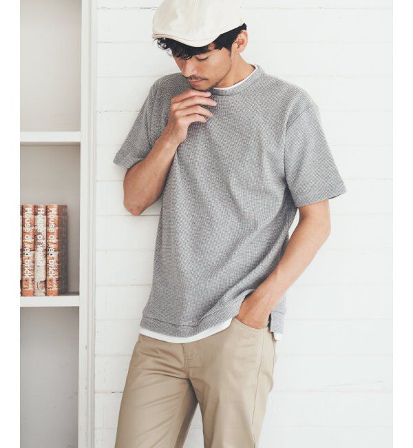 ikka「ワッフルフェイクＴ」|Tシャツ・カットソー|