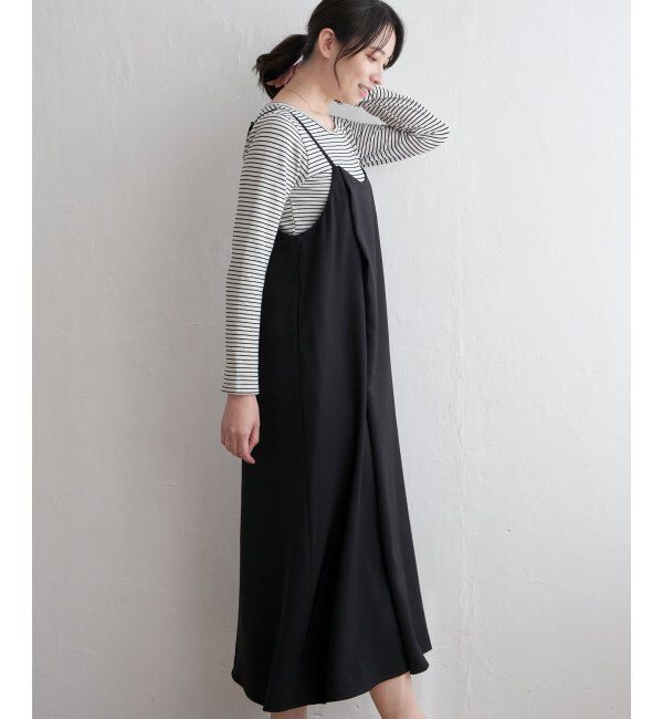 ikka「【2点セット】キャミワンピアンサンブル」|ワンピース|