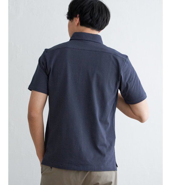 IKKA LOUNGE「【吸水速乾／イージーケア】アーバンドライボタンダウンポロシャツ」|Tシャツ・カットソー|