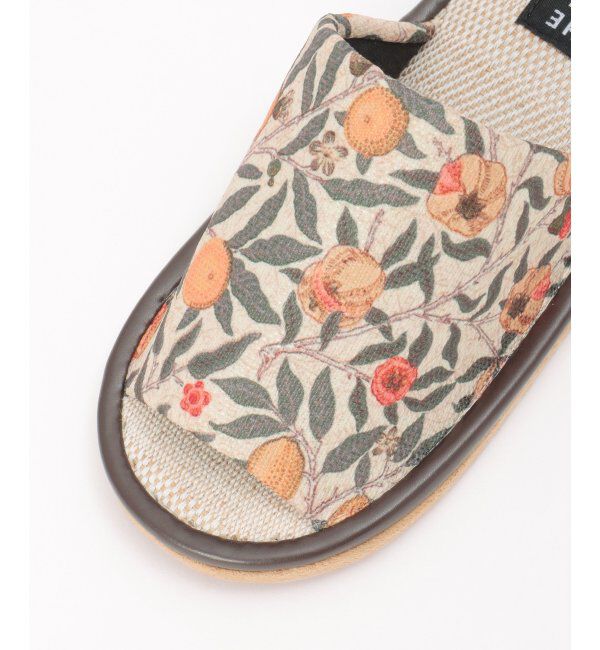 TOKYO DESIGN CHANNEL「絵画プリントモリスフルーツスリッパ」|ルームシューズ|