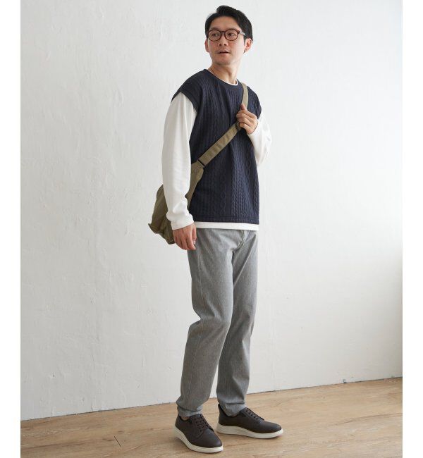 ikka「フクレジャガードフェイクベストロンT」|Tシャツ・カットソー|