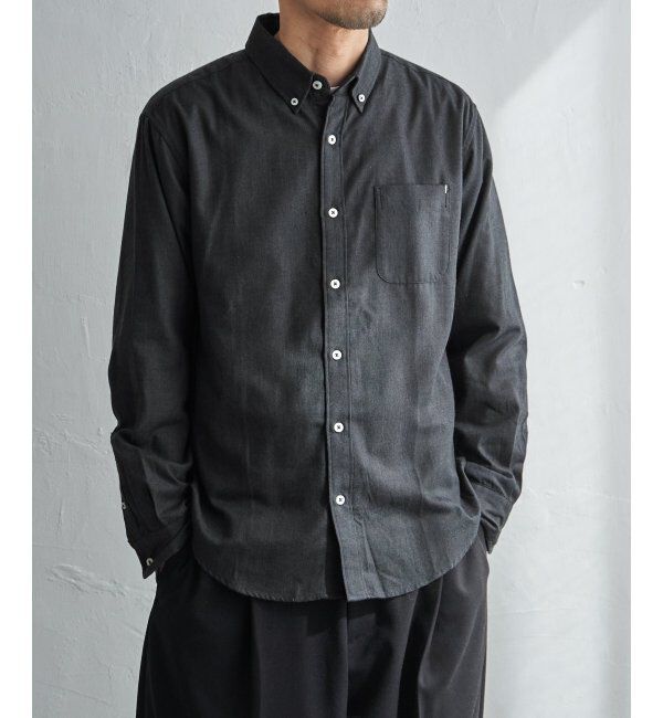 ikka「イージーケアフランネルムジシャツ」|シャツ・ブラウス|