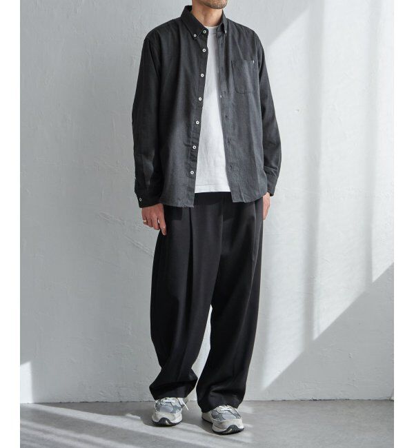 ikka「イージーケアフランネルムジシャツ」|シャツ・ブラウス|