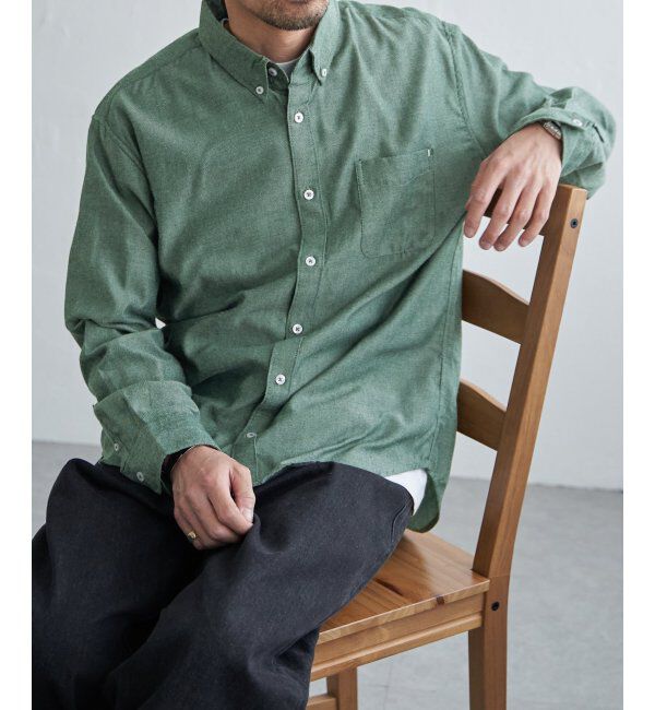 ikka「イージーケアフランネルムジシャツ」|シャツ・ブラウス|