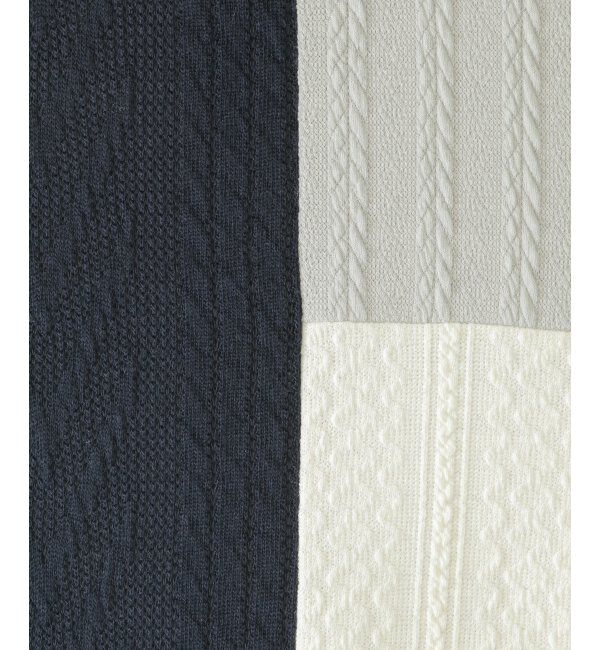 ikka kids「ニットソーブロックストレーナー（120~160cm）」|Tシャツ・カットソー|