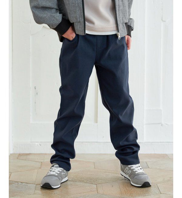 ikka kids「GOKU楽ストレッチパンツ C （120~160cm）」|その他|ダークネイビー