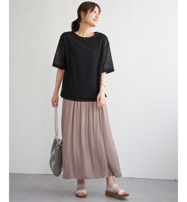 ikka「【2点セット】レースアンサンブルプルオーバー」|その他|