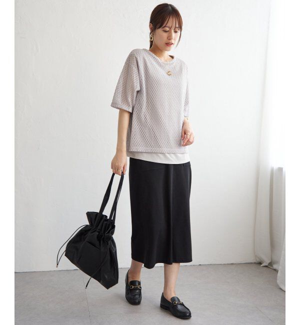 ikka「【2点セット】レースアンサンブルプルオーバー」|その他|