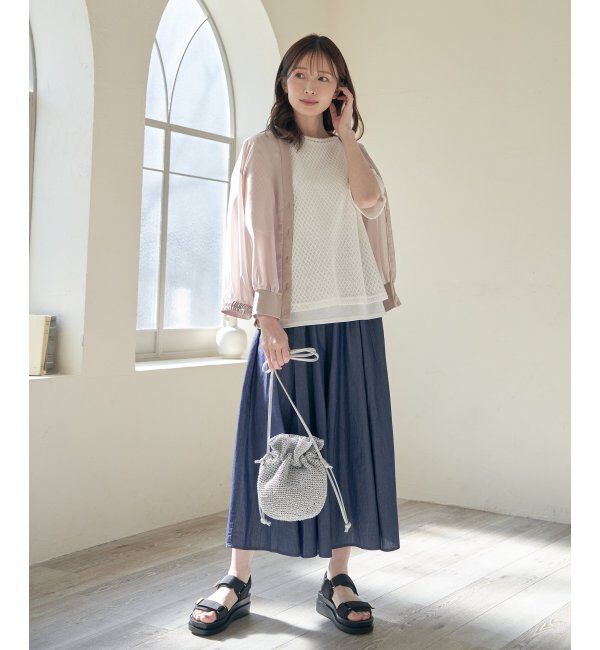 ikka「【2点セット】レースアンサンブルプルオーバー」|その他|