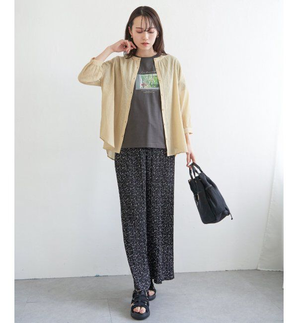 ikka「【親子おそろい】ロゴフォトプリントTシャツ」|Tシャツ・カットソー|