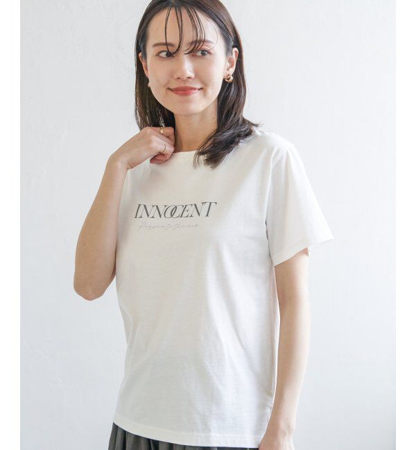 ikka「【親子おそろい】ロゴフォトプリントTシャツ」|Tシャツ・カットソー|