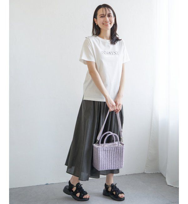 ikka「【親子おそろい】ロゴフォトプリントTシャツ」|Tシャツ・カットソー|