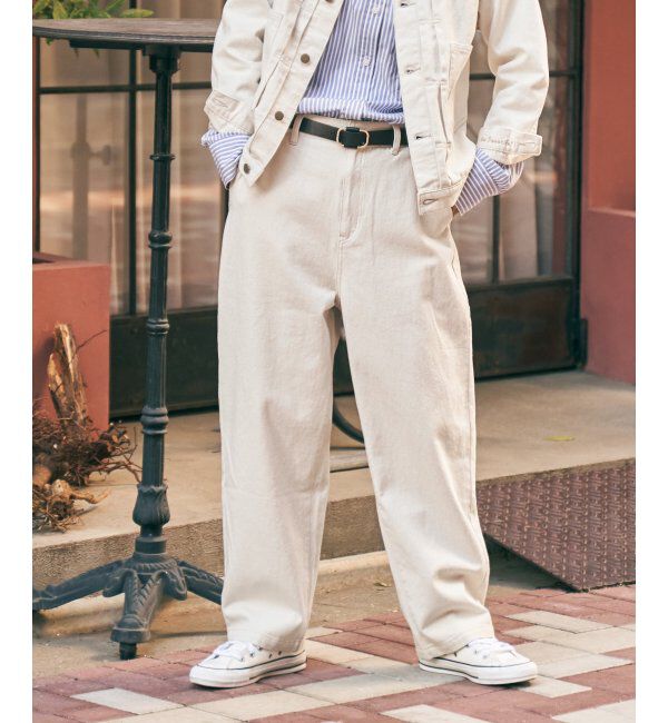 Lbc with Life「【セットアップ着用可能】LBCゆるテーパードパンツ」|その他|オフホワイト