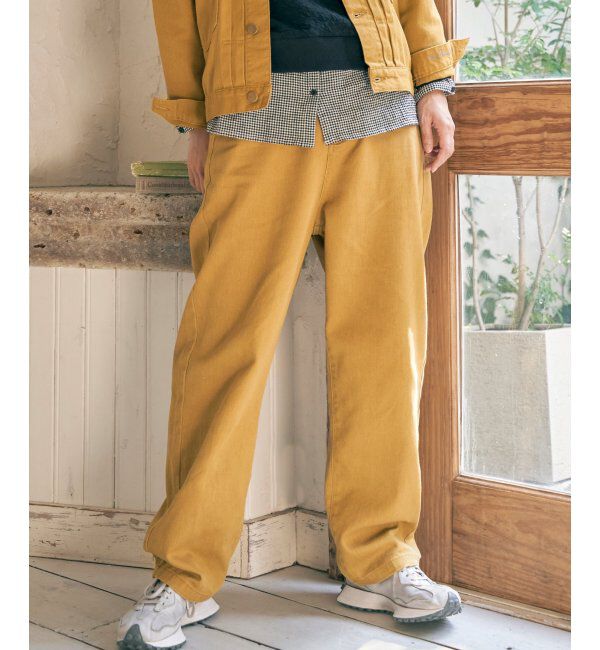 Lbc with Life「【セットアップ着用可能】LBCゆるテーパードパンツ」|その他|マスタード