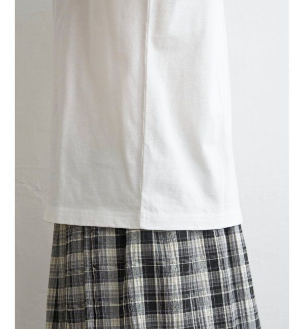 Lbc with Life「ミニロゴ刺繍Tシャツ」|Tシャツ・カットソー|