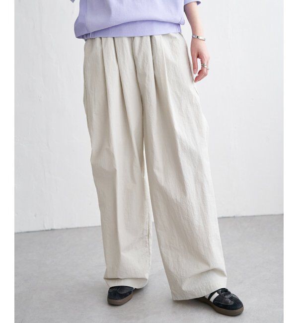 Lbc with Life「ナイロンギャザーワイドパンツ」|その他|