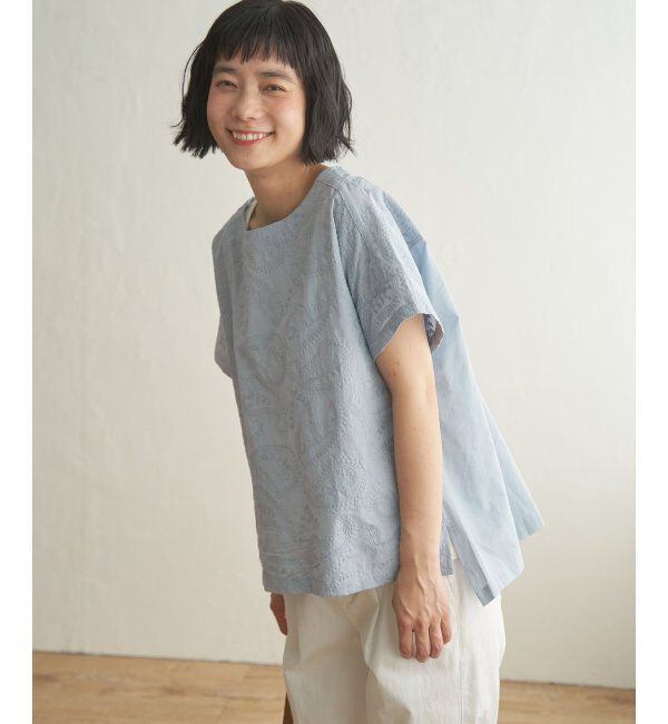 Lbc with Life「ペイズリーシシュウブラウス」|シャツ・ブラウス|