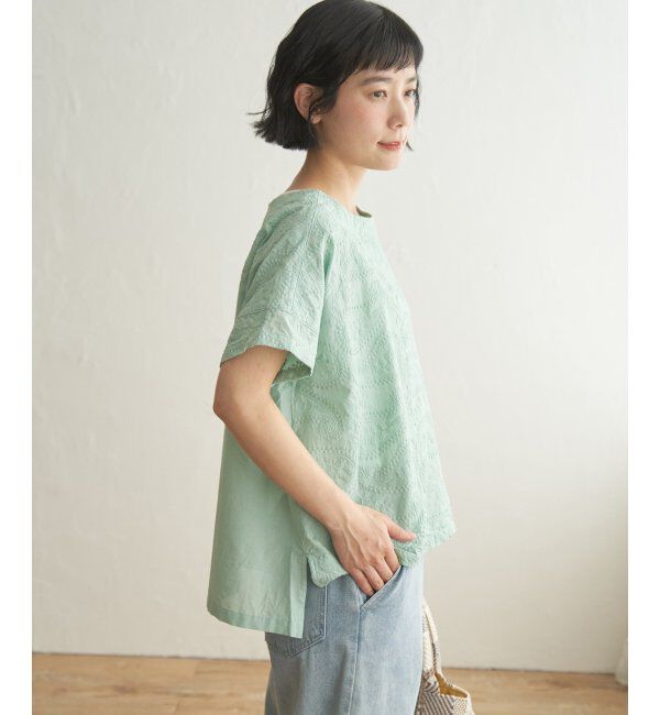 Lbc with Life「ペイズリーシシュウブラウス」|シャツ・ブラウス|