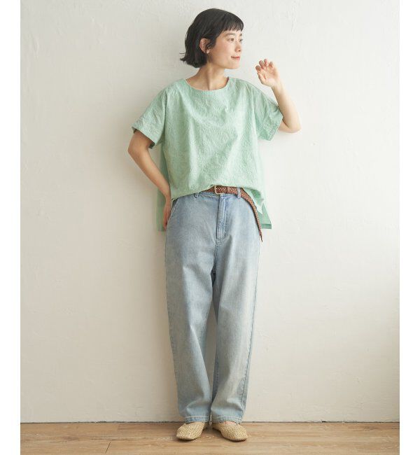 Lbc with Life「ペイズリーシシュウブラウス」|シャツ・ブラウス|