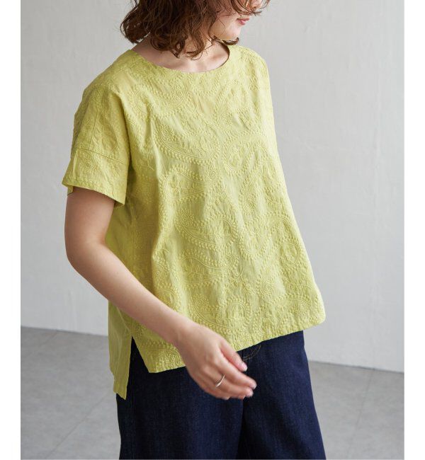 Lbc with Life「ペイズリーシシュウブラウス」|シャツ・ブラウス|