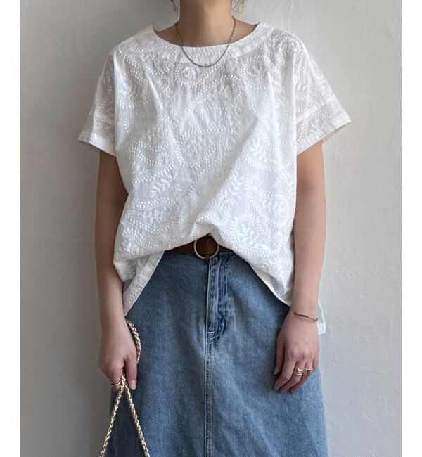 Lbc with Life「ペイズリーシシュウブラウス」|シャツ・ブラウス|