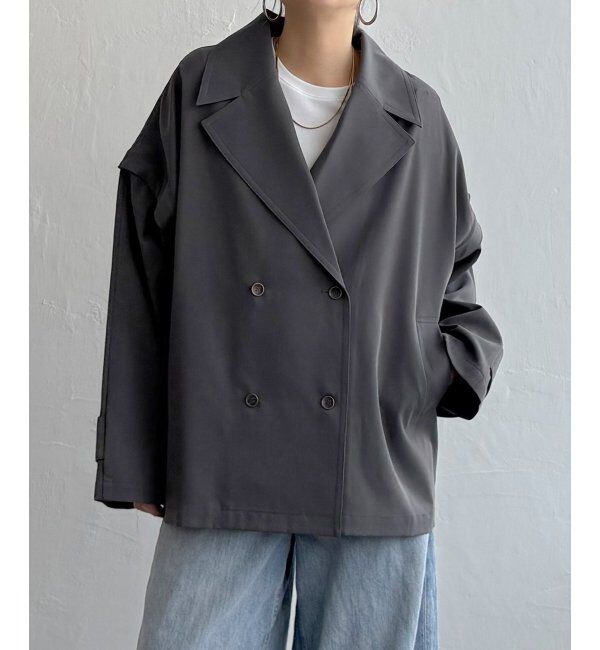 Lbc with Life「袖取り外しミドルコート」|その他|