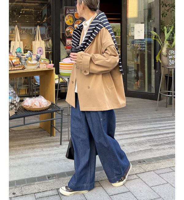 Lbc with Life「袖取り外しミドルコート」|その他|