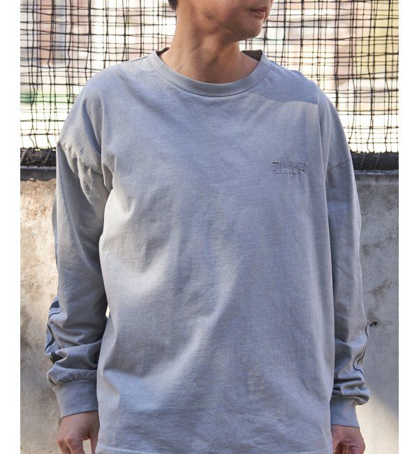 VENCE share style「THRASHER スラッシャー ピグメントロンT」|Tシャツ・カットソー|グレー