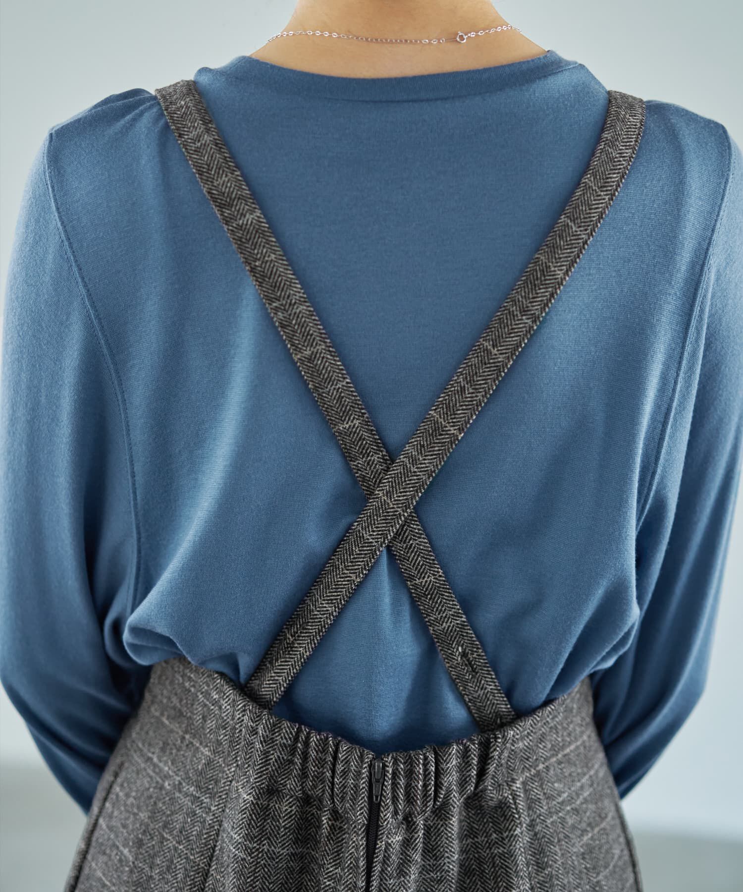 STYLE DELI「へリンボーンマーメイドジャンバースカート」|ジャンパースカート|