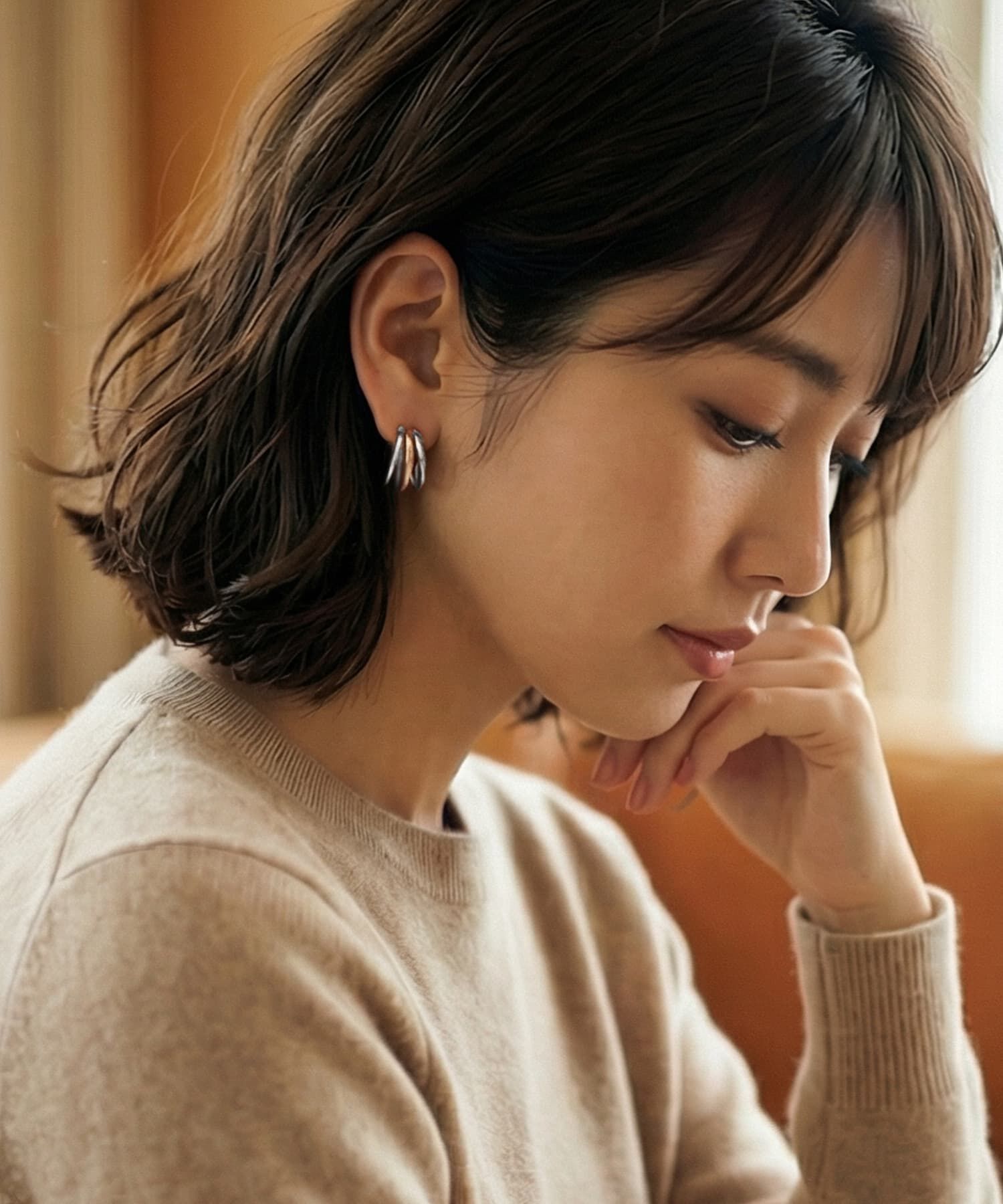 STYLE DELI「【DELI by】レイヤードカーブピアス」|ピアス|