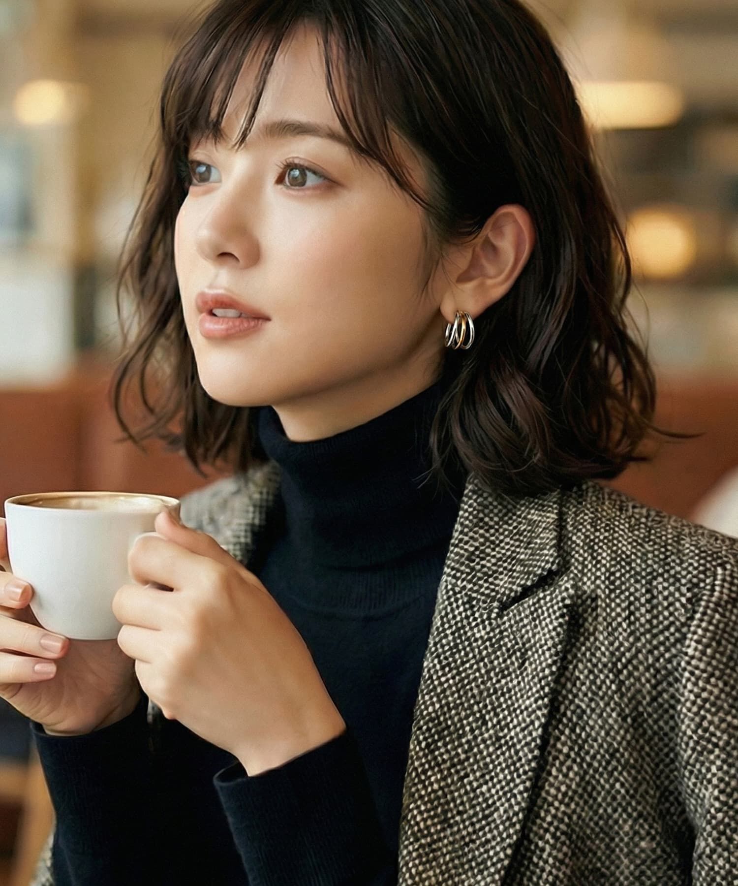 STYLE DELI「【DELI by】レイヤードカーブピアス」|ピアス|