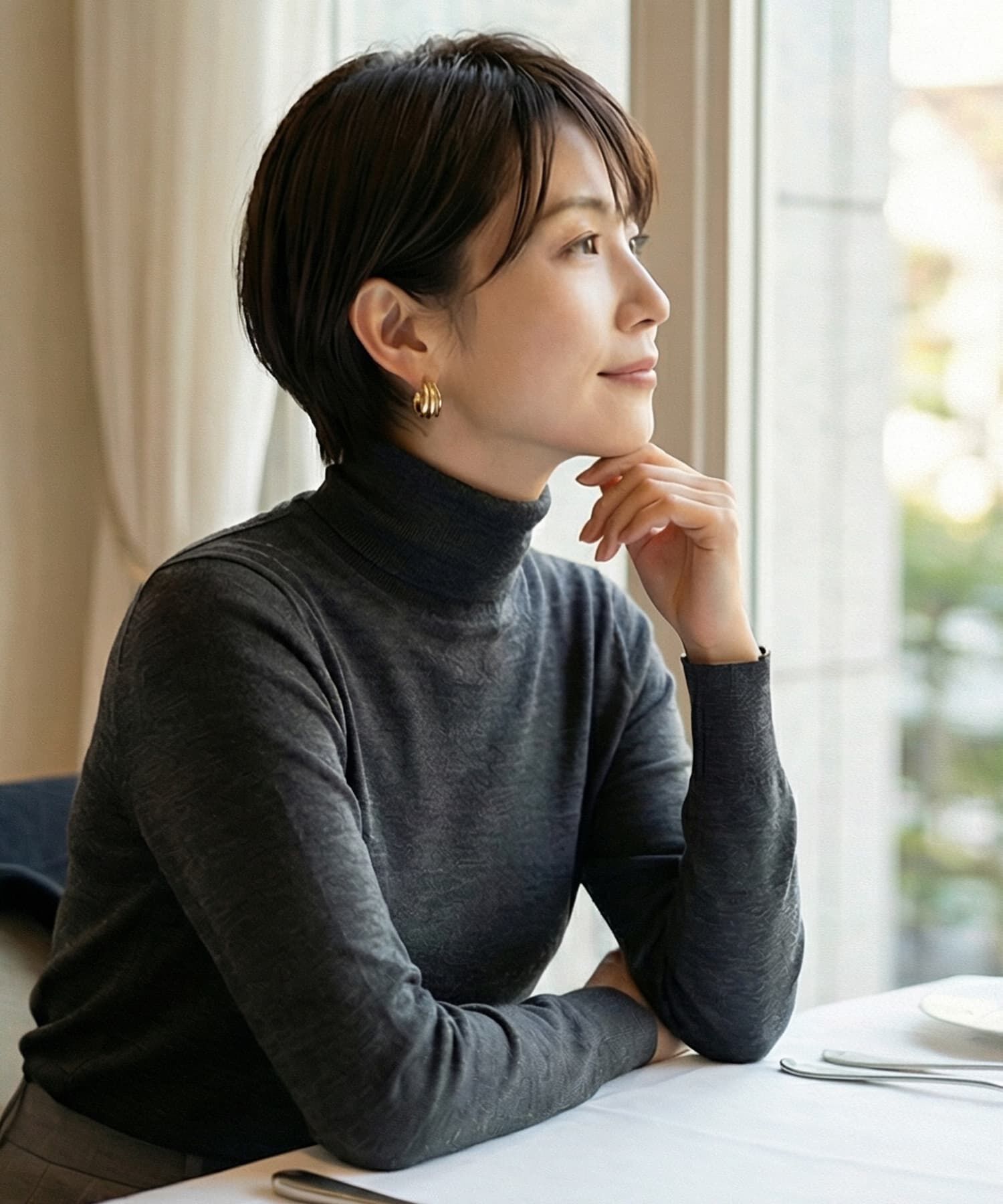 STYLE DELI「【DELI by】レイヤードカーブピアス」|ピアス|