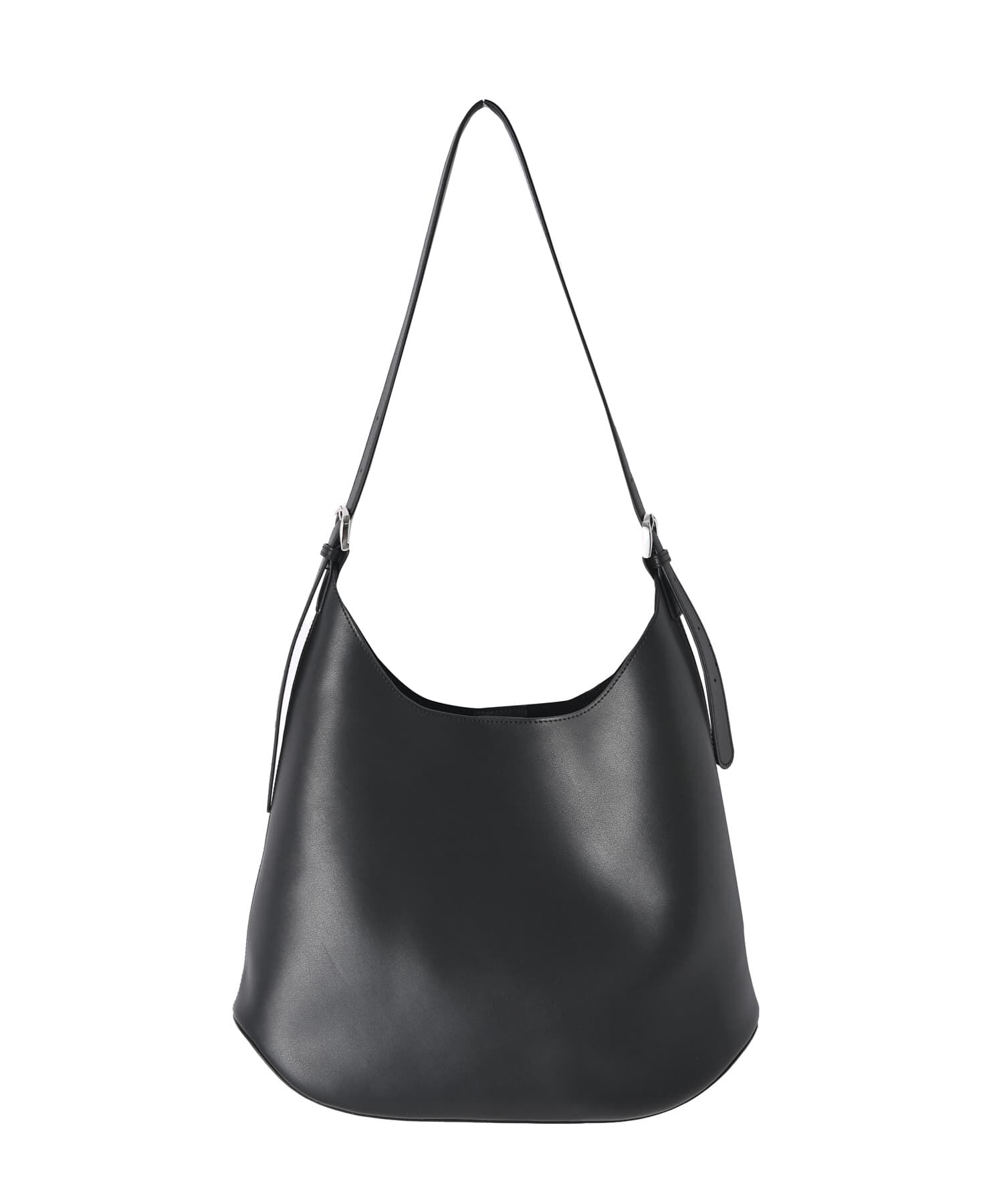 STYLE DELI「【DELI by】アーキテクトフォルムリアルレザーバケットバッグ」|トートバッグ|