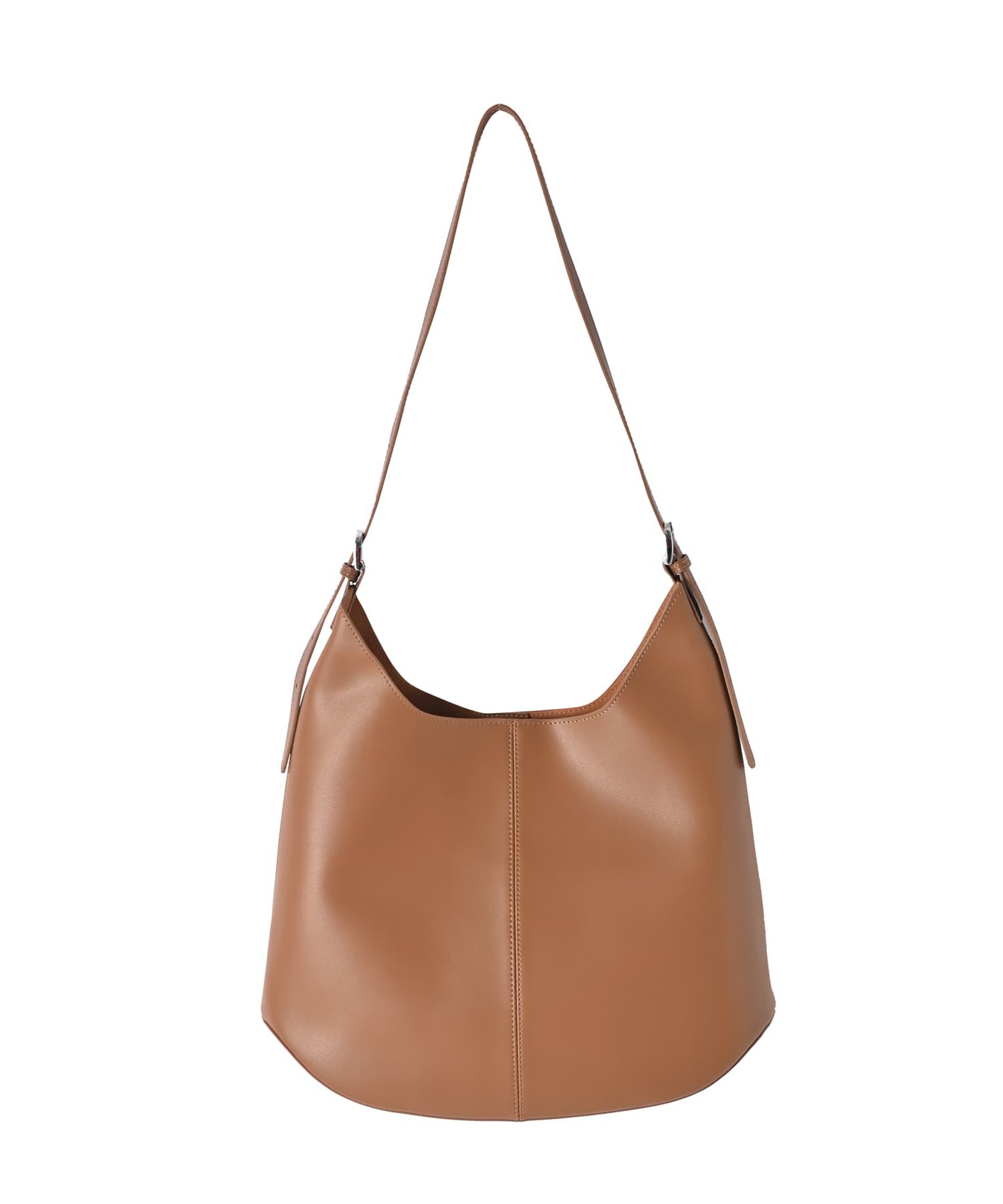 STYLE DELI「【DELI by】アーキテクトフォルムリアルレザーバケットバッグ」|トートバッグ|