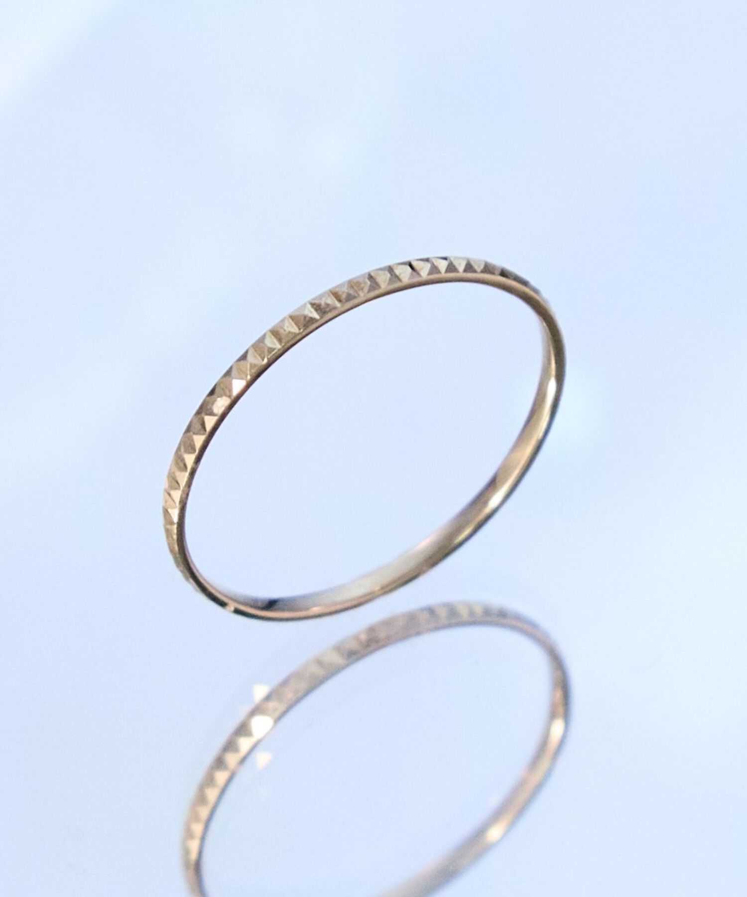 JUPITER「【K10】スリムリング/ゴールド」|リング|