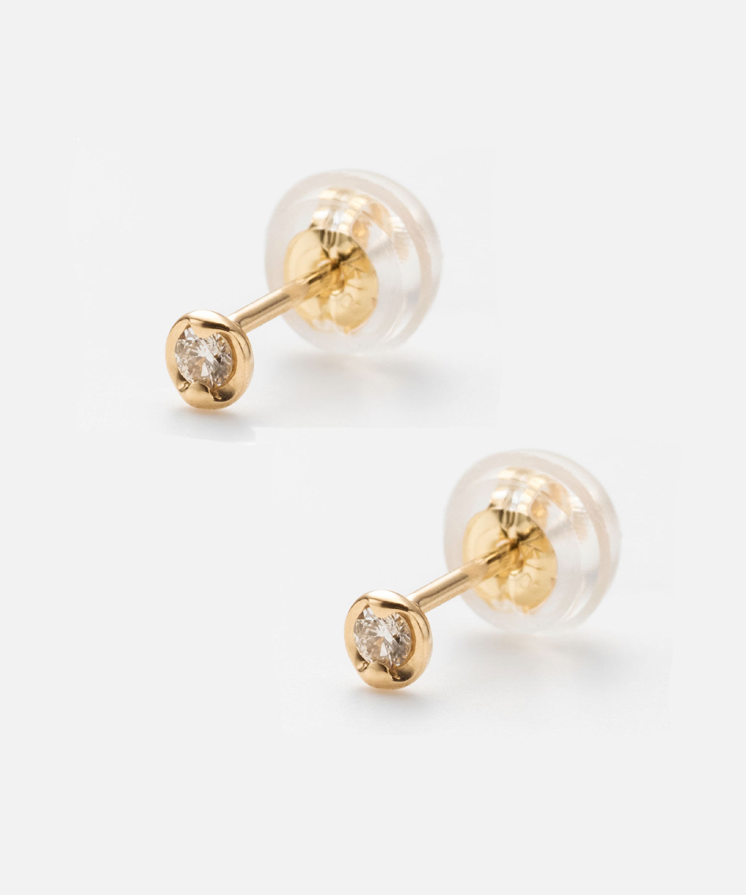 JUPITER「【K18】ベーシックダイヤモンドピアス/金属アレルギー対応」|ピアス|