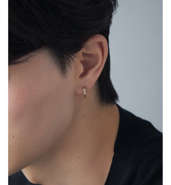 Jouete「[スナップピアス] ヘキサゴン ジルコニア」|ピアス|