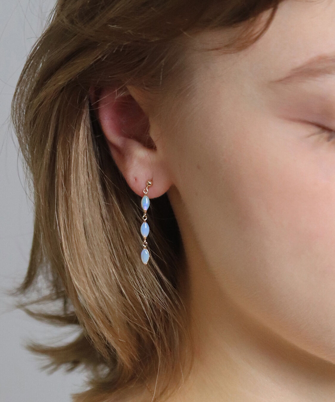  「オパール ピアス | K10YG」|ピアス|