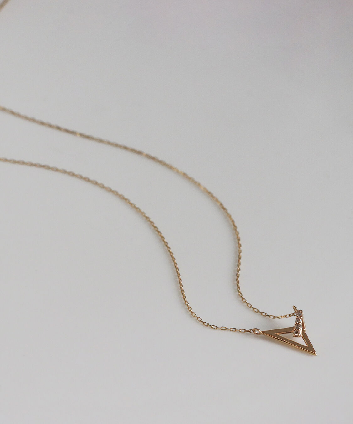  「ダイヤモンド ネックレス  | K10YG〈ステラ〉〈世界最小〉」|ネックレス|