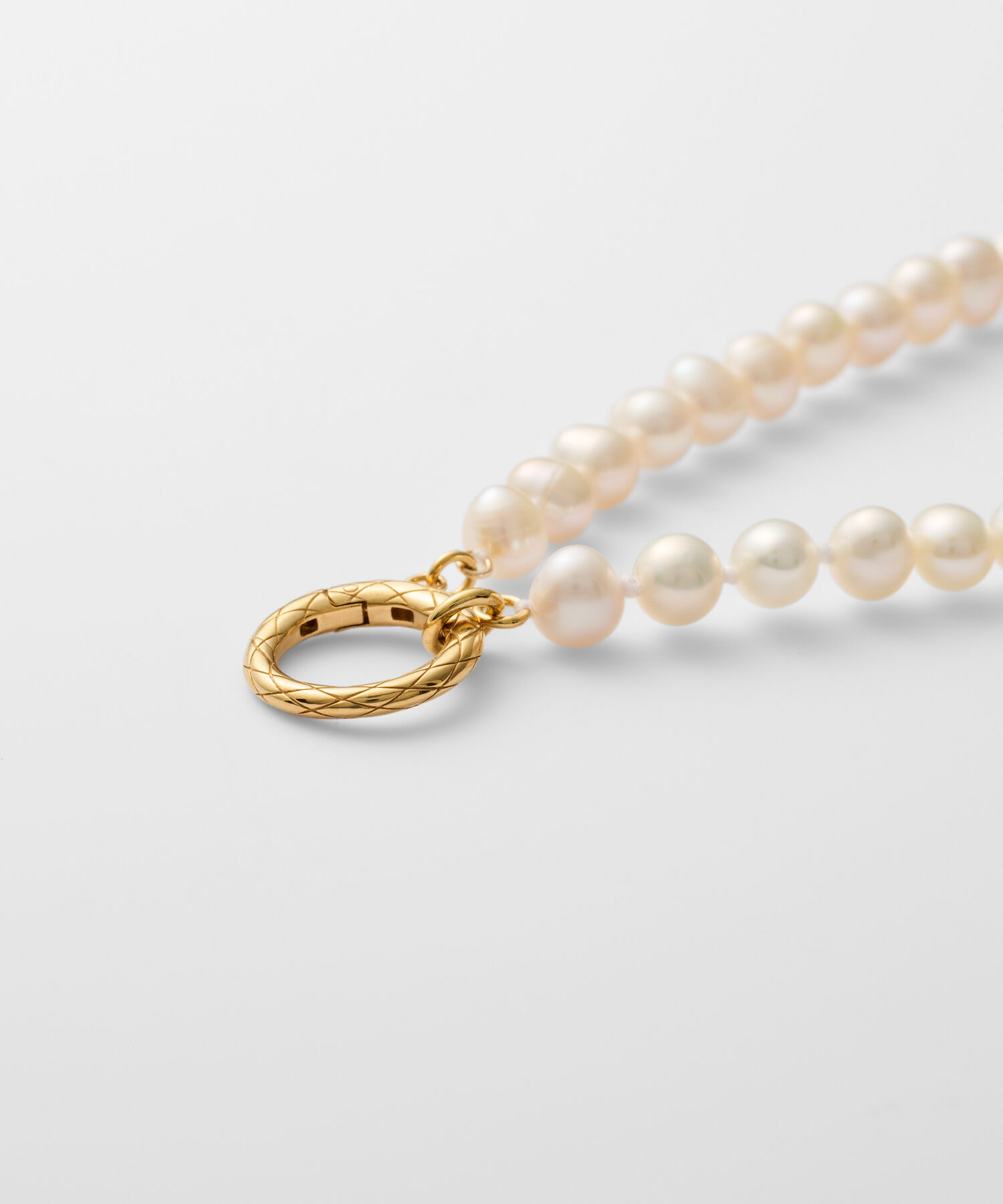 agete「ゴールドパールネックレス」|ネックレス|