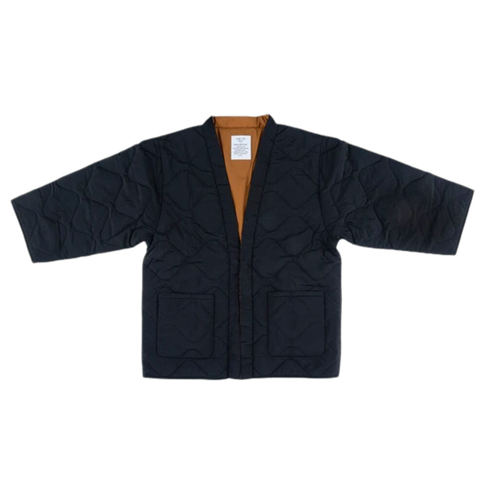 BACKYARD FAMILY「コンフリー L 半纏 はんてん ハンテン 通販 伴天 半てん 半天 ちゃんちゃんこ 重ね着 羽織り」|その他|ブラック1