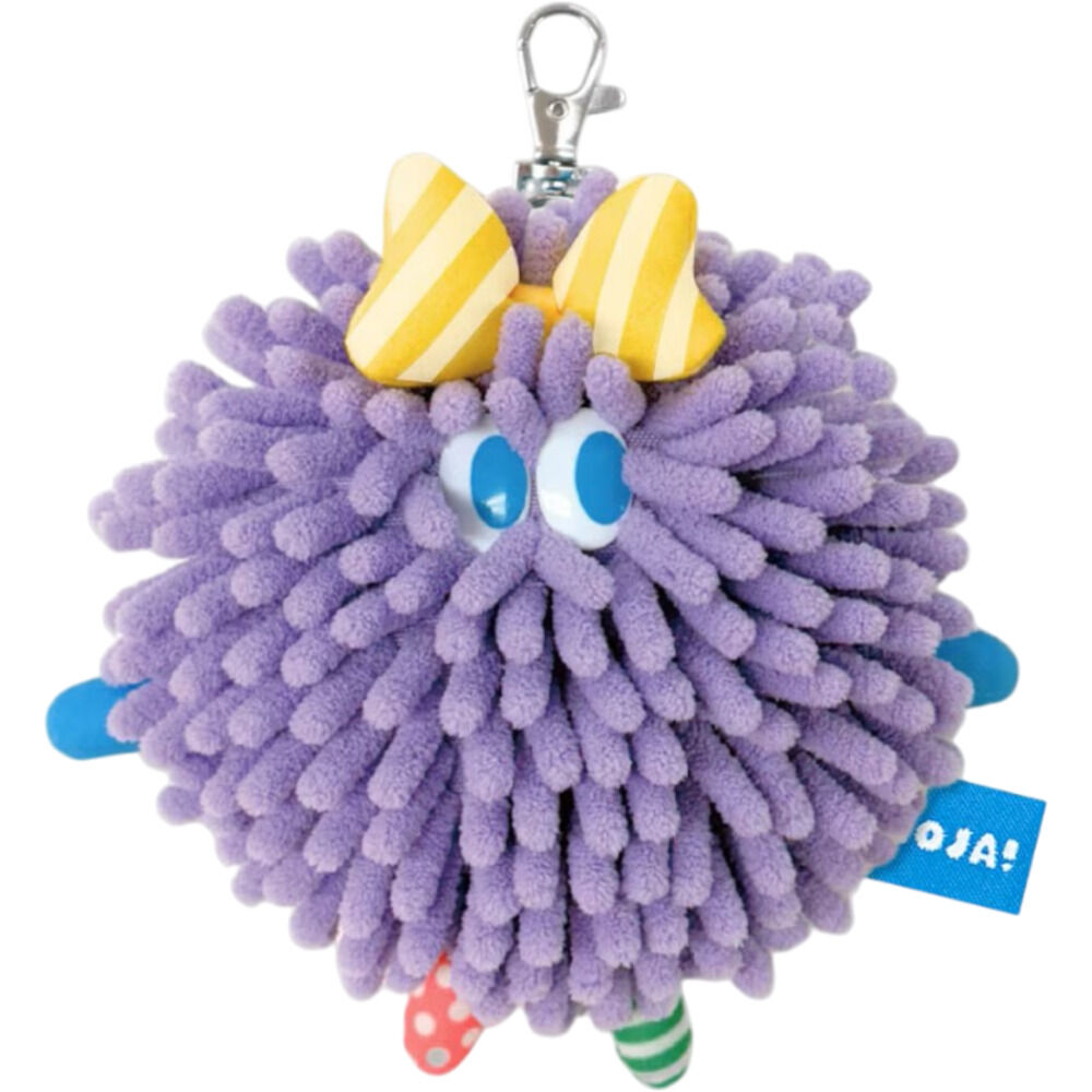 BACKYARD FAMILY「モジャ グッズ 通販 リールパスケース パスケース リール付き キャラクター モンスター」|定期入れ|パープル1