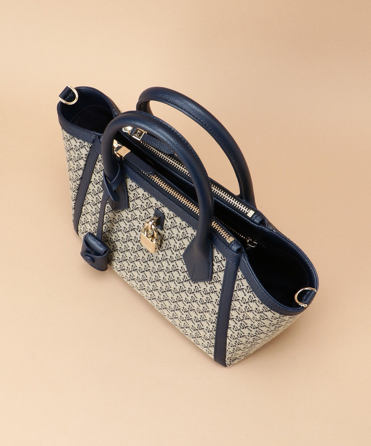 Samantha Thavasa「ST Jacquard サマンサアゼル」|ハンドバッグ|