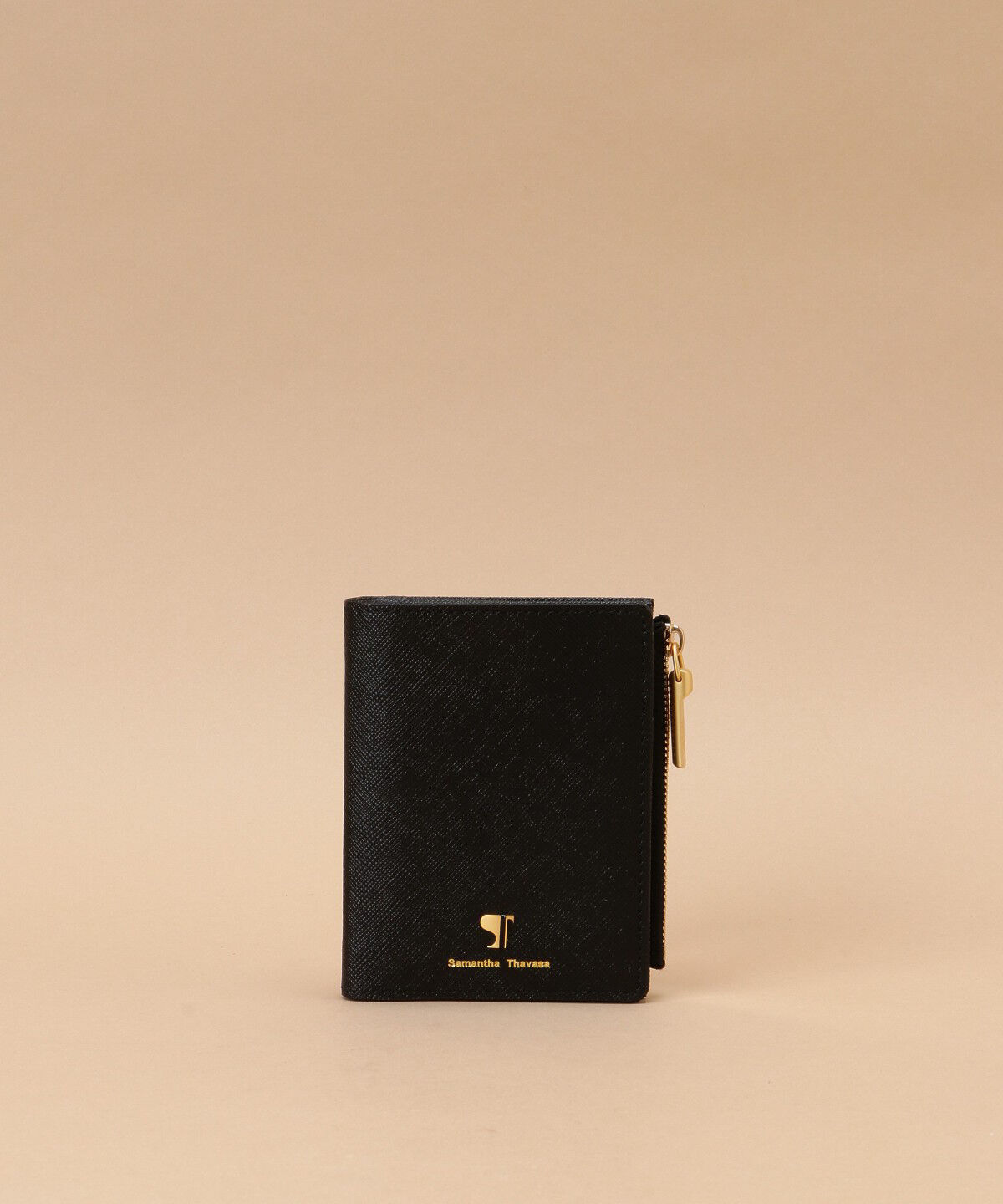 Samantha Thavasa「Pomme d'espoir ポムディスポワール ワンカラー折財布」|財布|ブラック