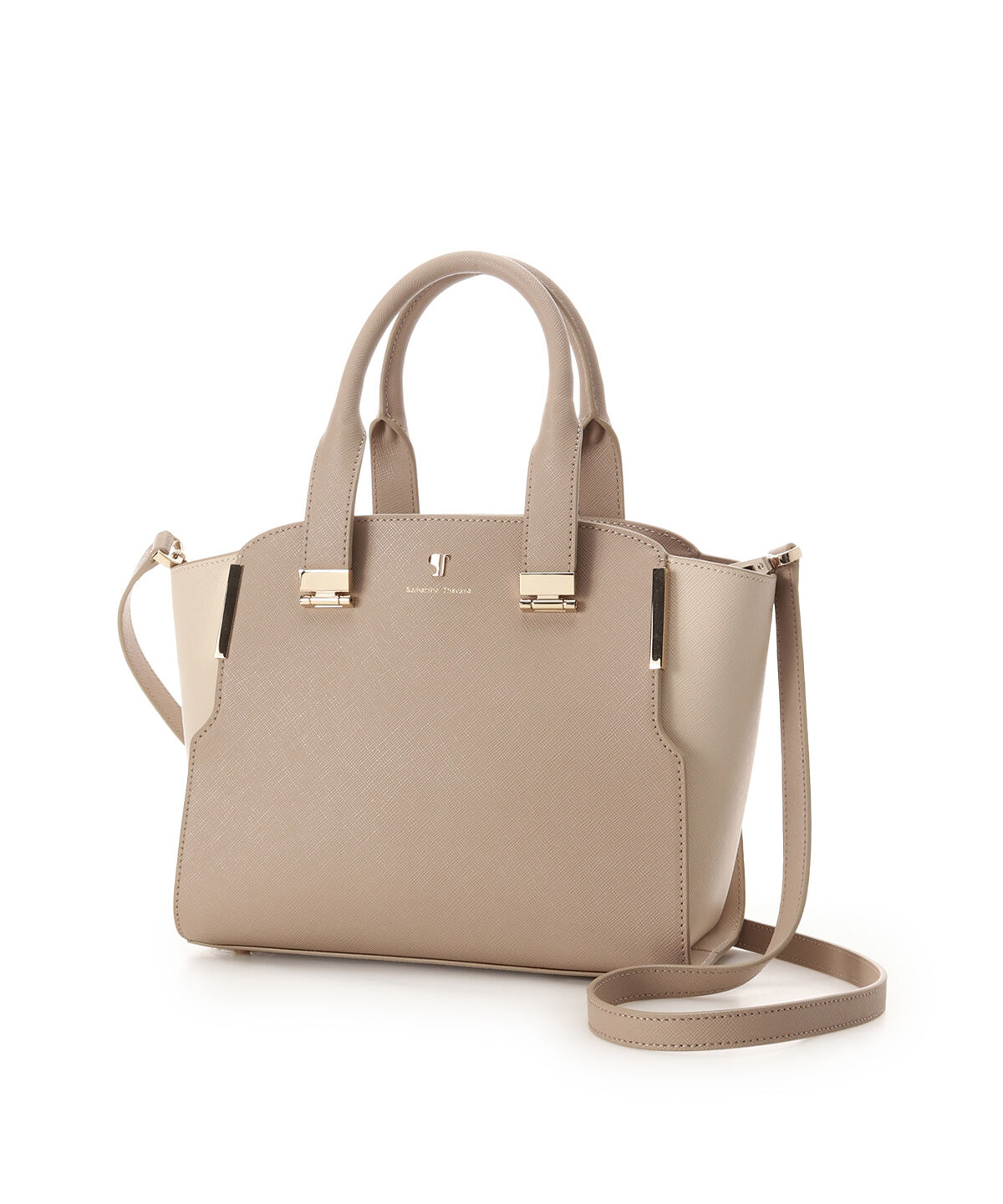 Samantha Thavasa「[Newカラー]Pomme d'espoir ポムディスポワール バイカラーハンドルバッグ」|ハンドバッグ|