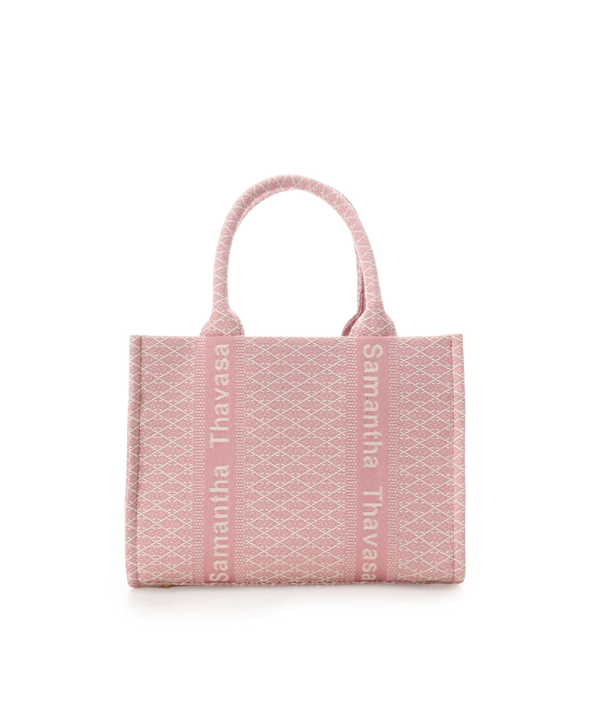 Samantha Thavasa「[Newカラー]ステッチワークジャガード ハンドバッグ」|ハンドバッグ|