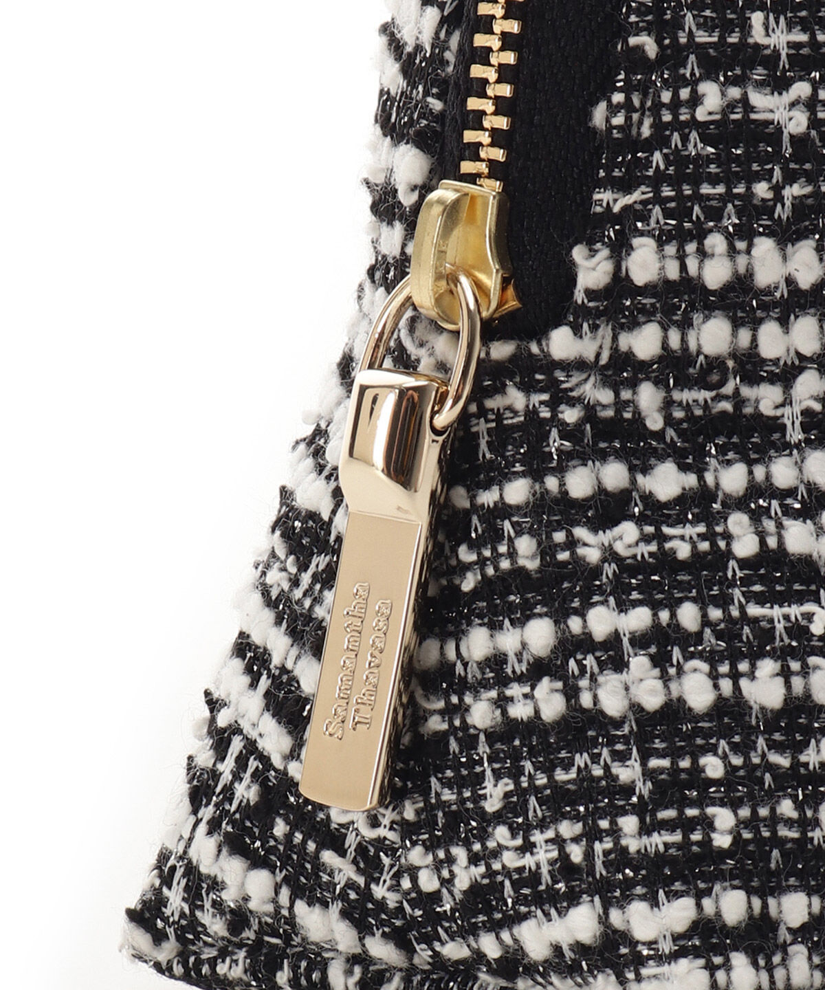 Samantha Thavasa「ループツイードデザイン エムシュシュⅢ ポーチ」|ポーチ|